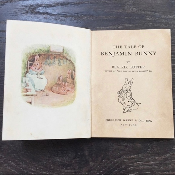 The Tale Of Benjamin Bunny Beatrix Potter 1932 - Picture 1 of 4